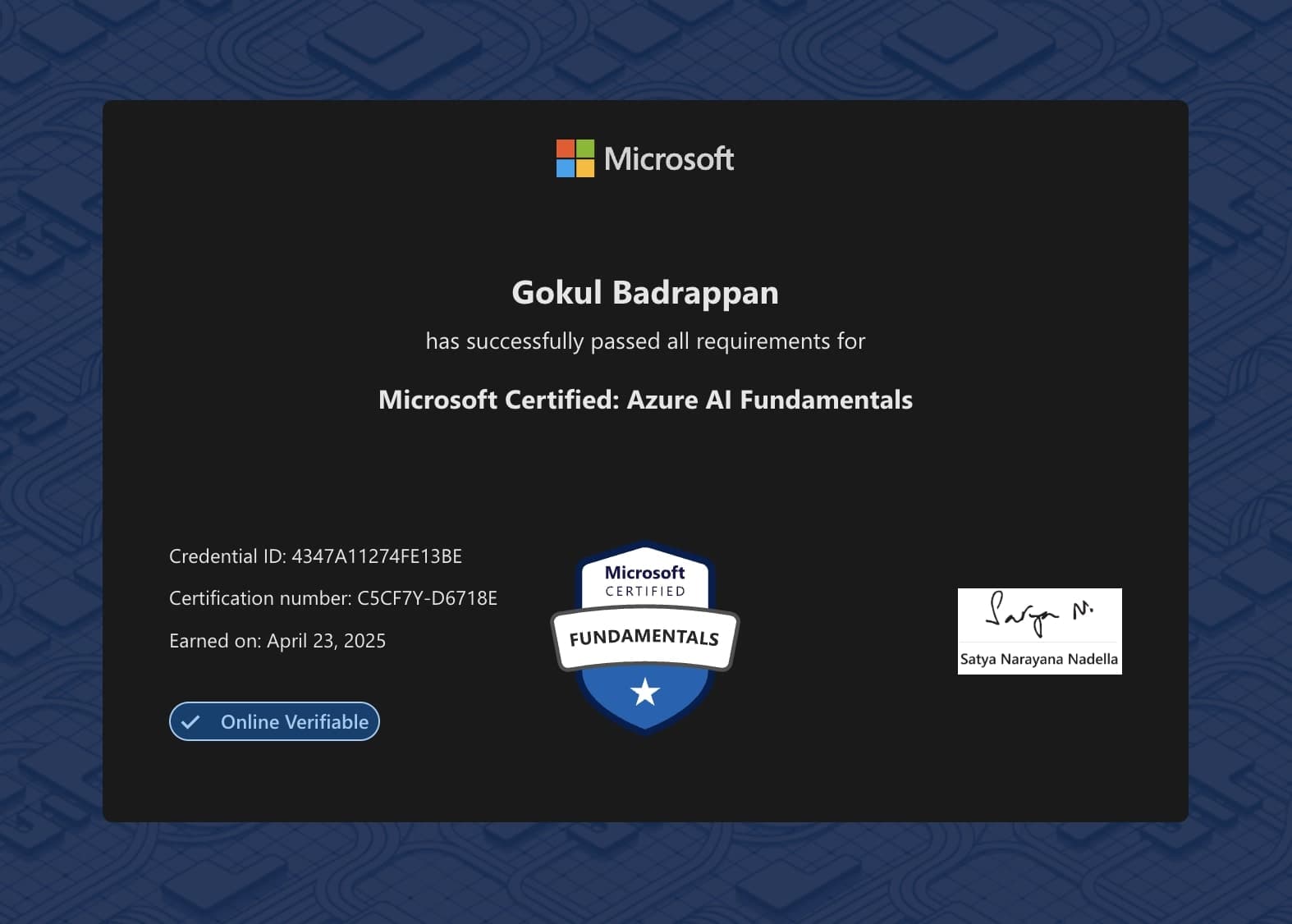 Microsoft Azure AI Fundamentals (Exam AI-900)